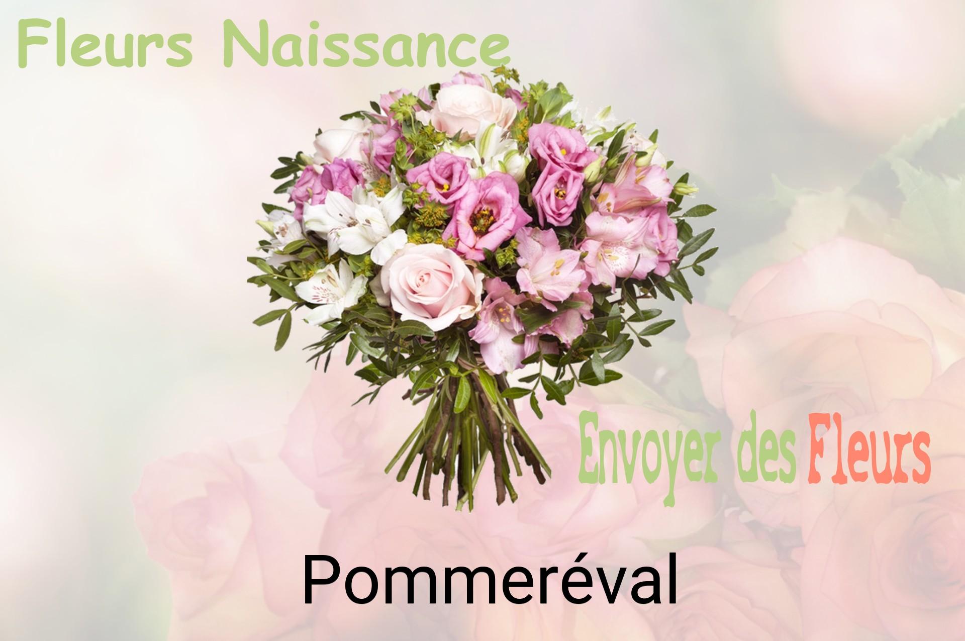 Bouquet de fleurs de naissance livré à Pommeréval